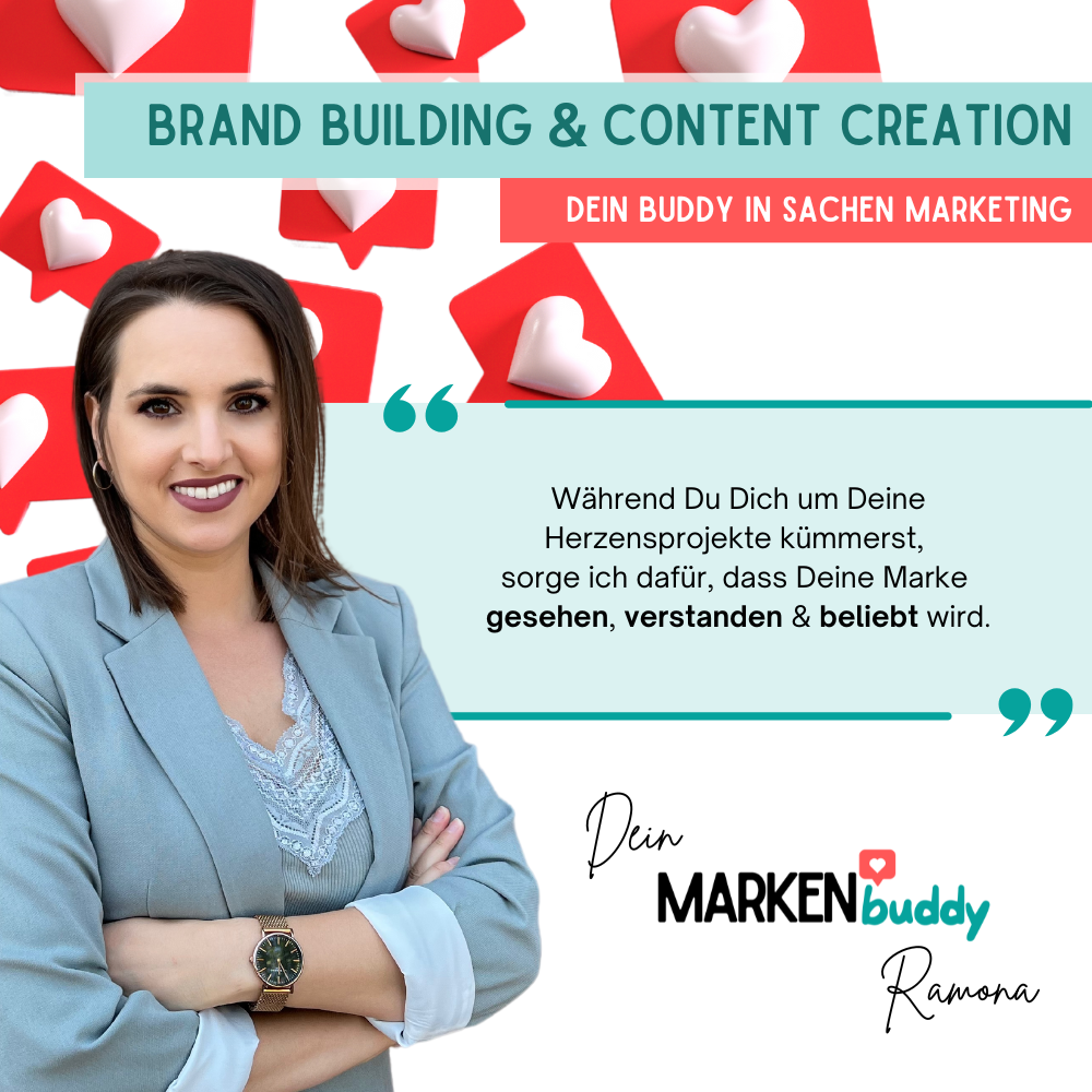 Brand Building und Content Creation. Dein Buddy in Sachen Marketing